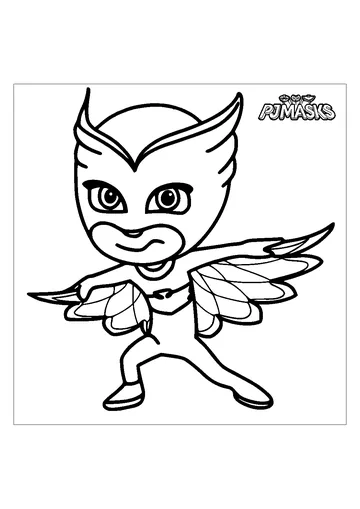 Owlette From PJ Masks coloring page
