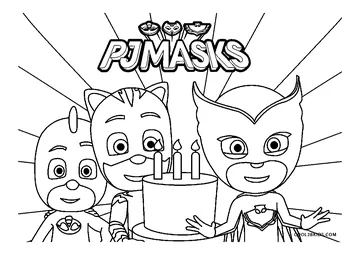 Happy Birthday coloring page