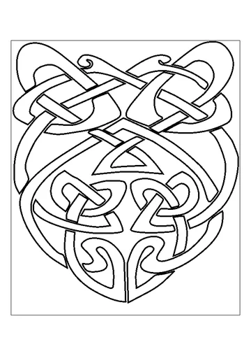 Simple Mandala 19 coloring page