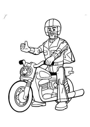 Duke caboom coloring page