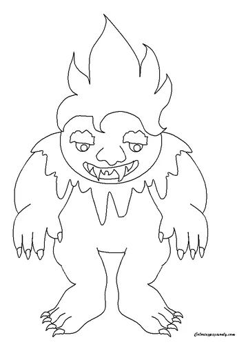 1 Fantasy coloring page