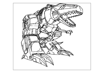 Sound Wave Transformer coloring page