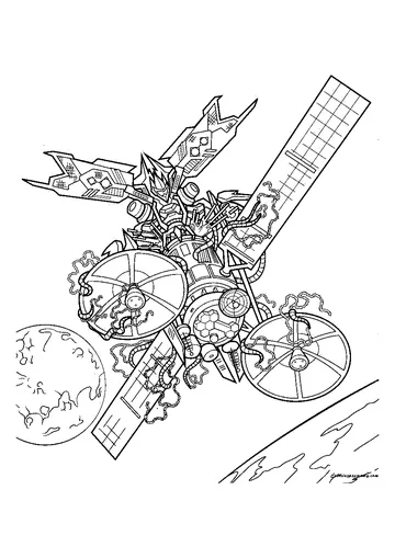 Megatron Come to Earth coloring page