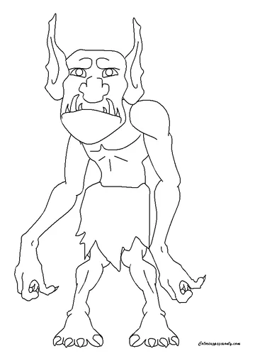2 Fantasy coloring page