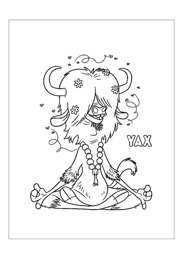 Zootopia – Yax coloring page