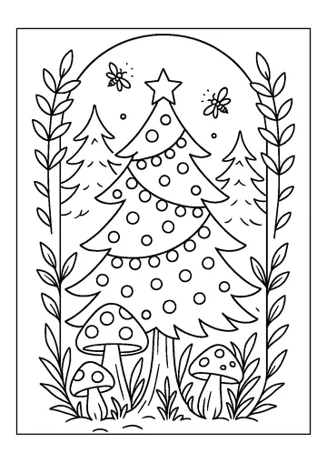 Enchanted Forest coloring page