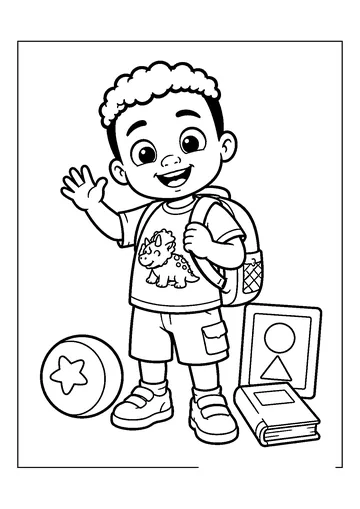 Cody Cocomelon coloring page
