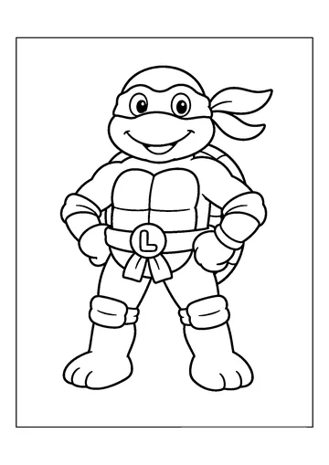 Easy coloring page