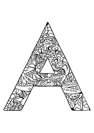 Simple coloring page
