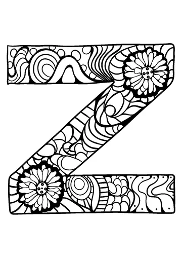 Simple coloring page