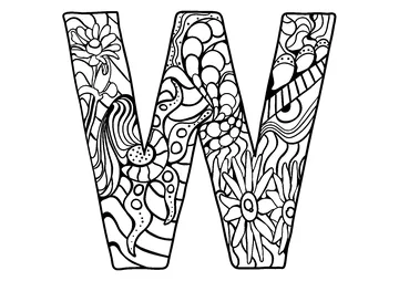 Simple coloring page