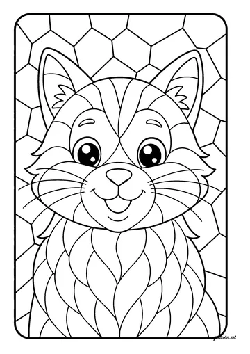 Playful coloring page