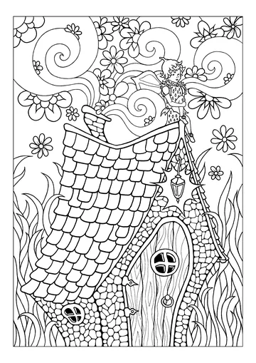 Strawberry fairies, by Konstantinos Liaramantzas coloring page
