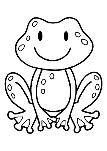 picture to color, easy coloring page