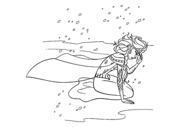 Simple free coloring page