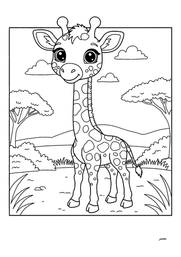 out of frame coloring page