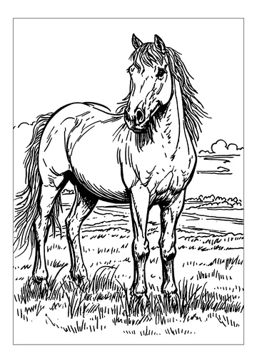 Simple, beautiful coloring page