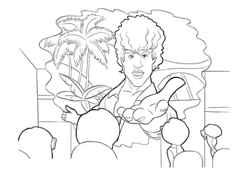 Simple Vice versa coloring page