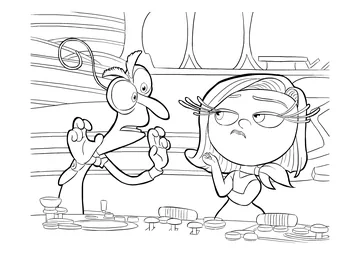Fun coloring page