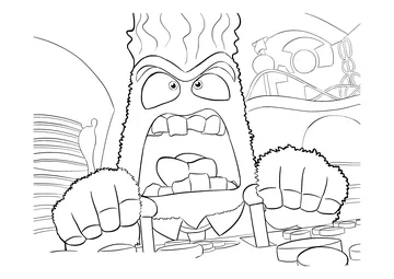 Get your pencils and markers ready to color this Vice versa coloring page