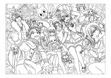 Beautiful Kawaii coloring page