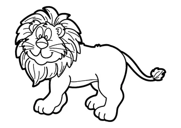 Simple coloring page