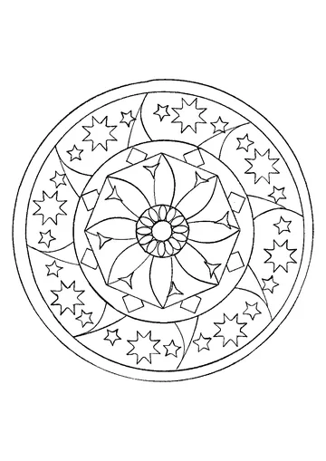 Magic propeller coloring page