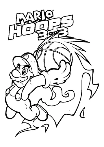 Mario Bros coloring page