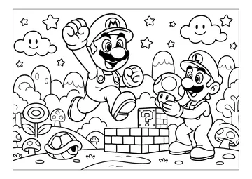 Fantastic Adventure in an Enchanted World coloring page