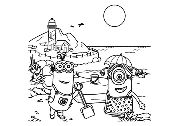 Super simple coloring page