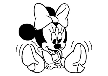 baby to print and color coloring page