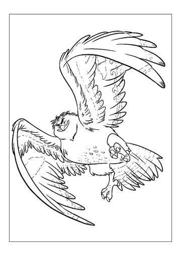 Simple Vaiana coloring page