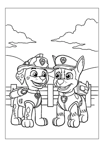 Easy Patrol coloring page