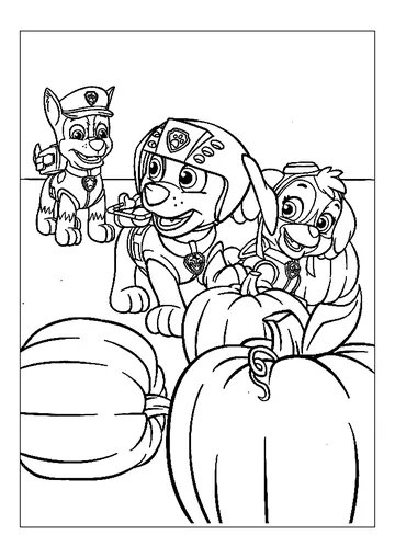 Simple Patrol coloring page