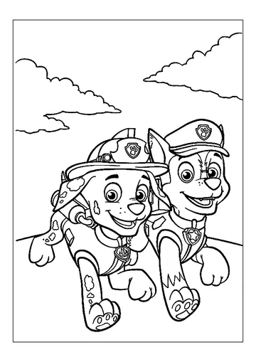 Beautiful Patrol coloring page