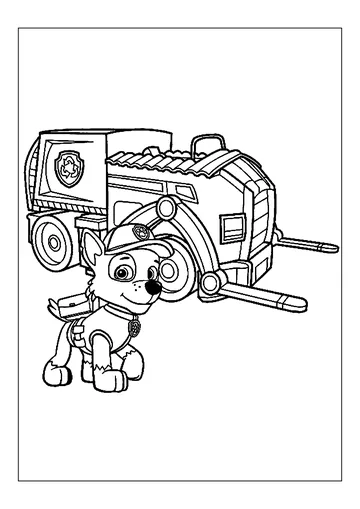 Paw Patrol coloring page