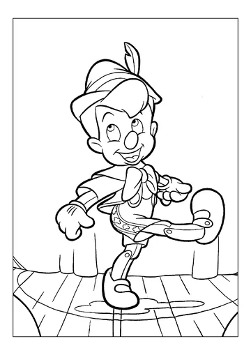 hero of the Disney classic released in 1940 coloring page
