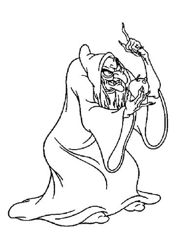 Funny free coloring page
