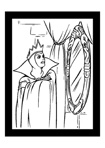 Snow White coloring page