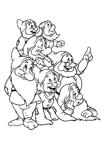 Snow White coloring page