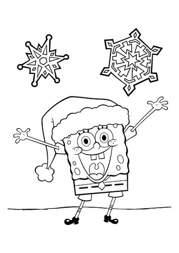 It's Christmas for Bob! coloring page
