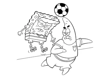 Football Time coloring page
