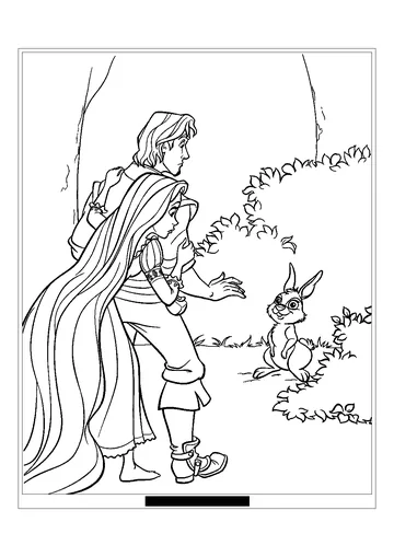 Tangled coloring page