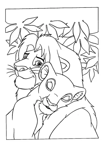 Lovely coloring page