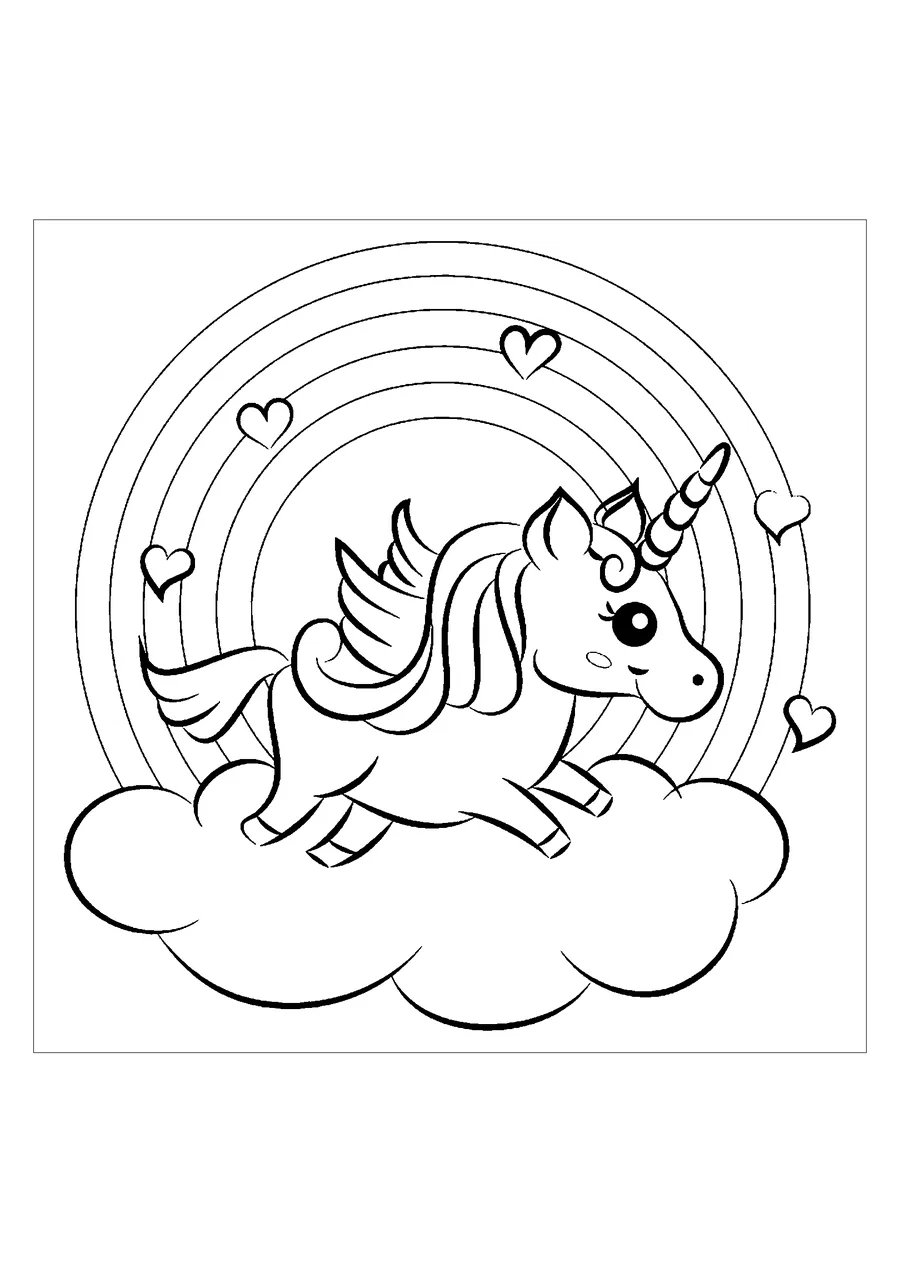 Simple coloring page