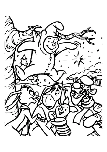 Funny disguise ... coloring page