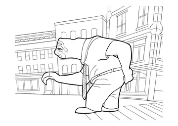 Disney Zootopia coloring page