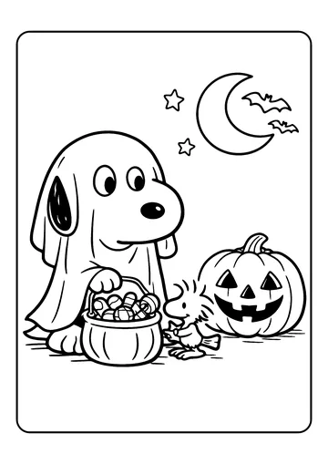 Halloween Costume coloring page