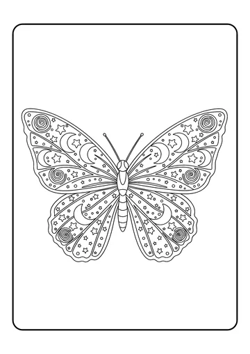 Galaxy Wings coloring page