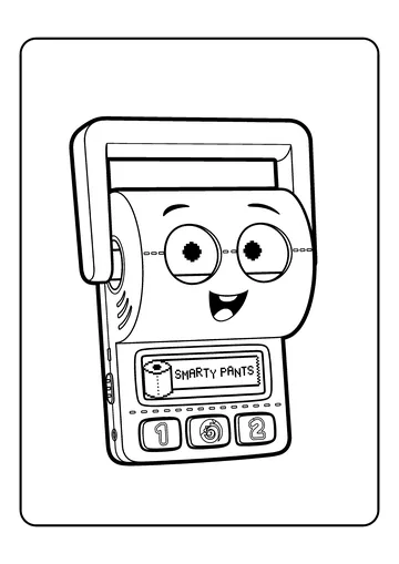 Smarty Pants coloring page